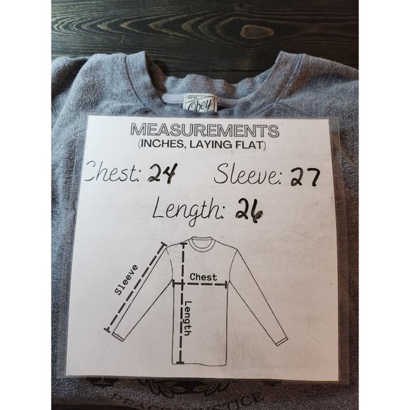 OBEY SWEATER PEACE & JUSTICE TRIBLEND HEATHER GREY SIZE MED - Picture 6 of 6